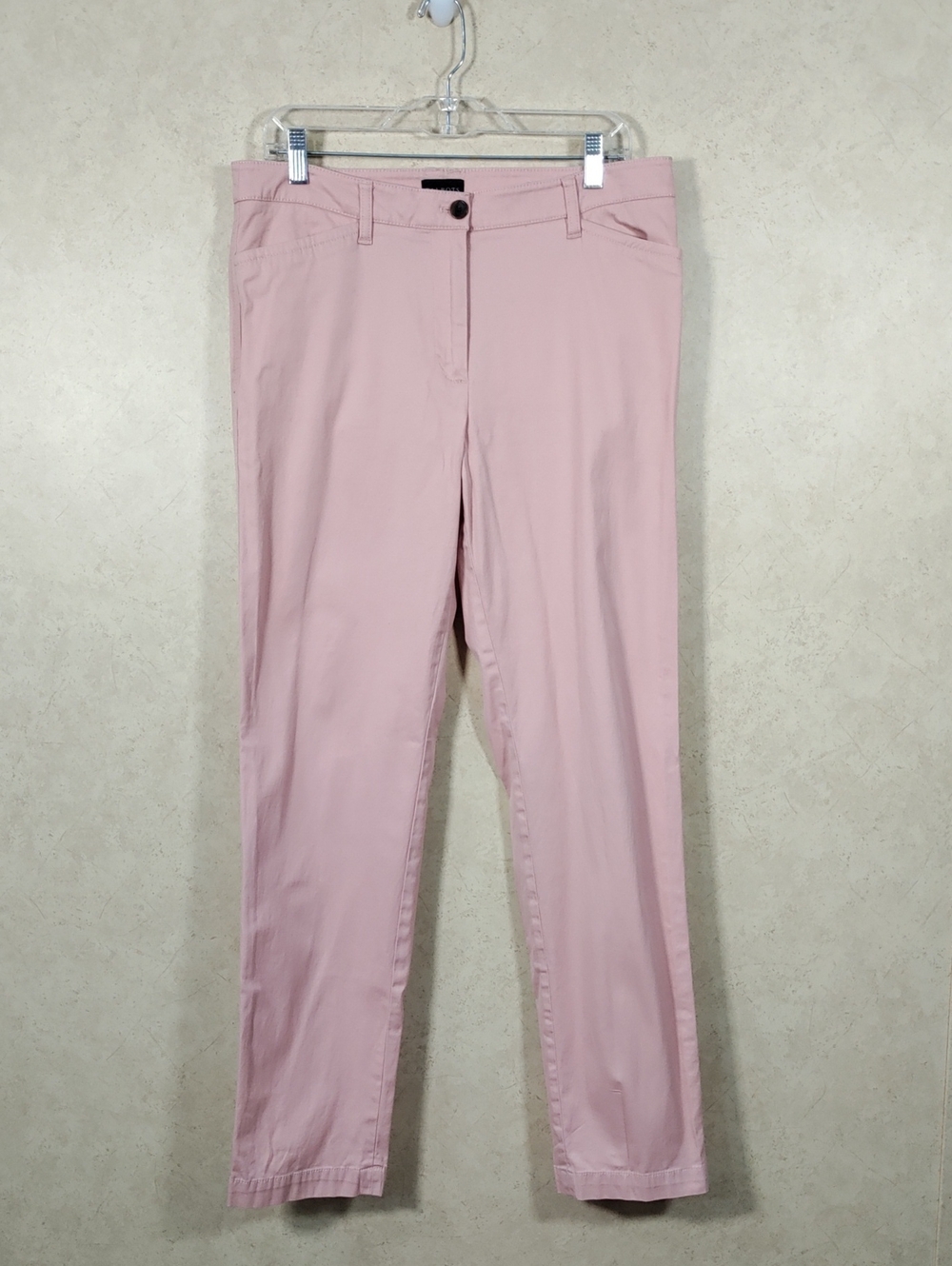 H138 Talbots Mauve Pink The Perfect Chino Cotton Pants 10L